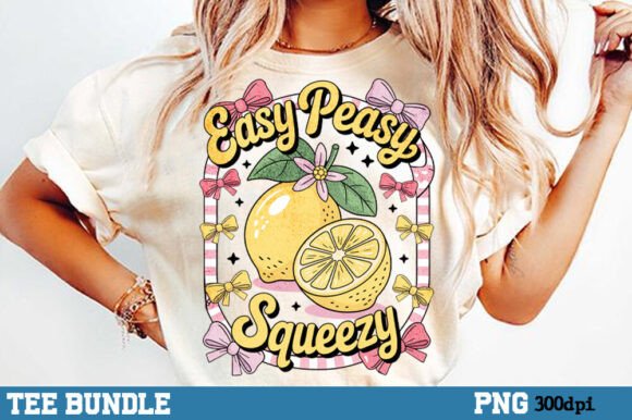 Embrace the Aesthetic: Preppy Lemon Summer Png, Lemon Coquette