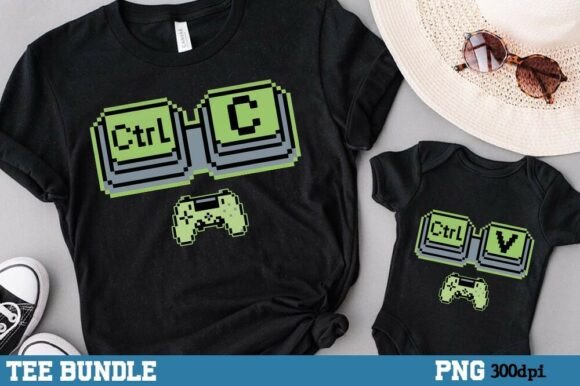 Gamer Dad and Baby Matching Shirt PNG: Beyond the Pixels