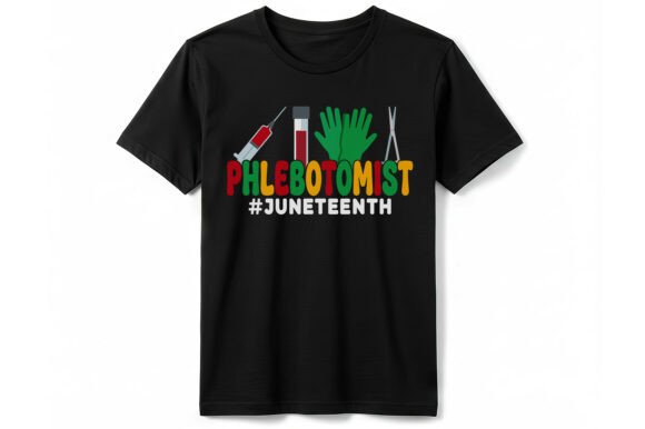 Honor History with the Phlebotomist Juneteenth T-Shirt