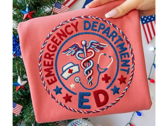 Honoring Heroes: The Emergency Department USA Nurse Tshirt