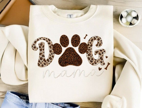 Luxury DOG Mama PNG: A High-Fashion Design Asset