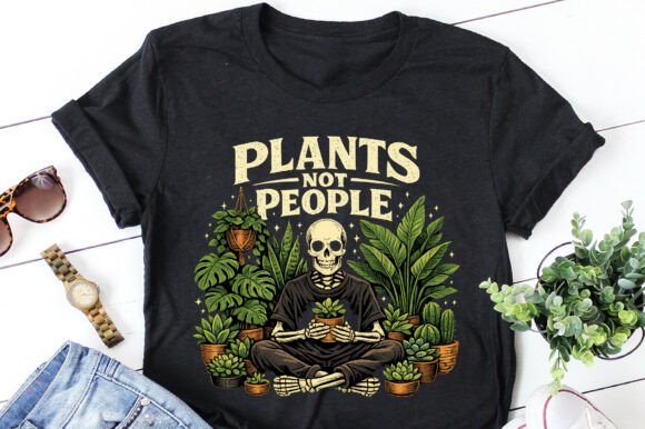 Plants Not People Retro Skeleton Gardening: A Niche Masterpiece for Bold Brands