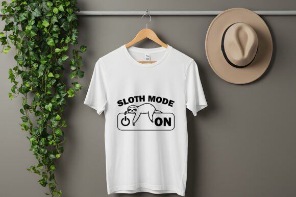 Sloth Mode On T-Shirt: The Ultimate Design for Relaxed Vibes