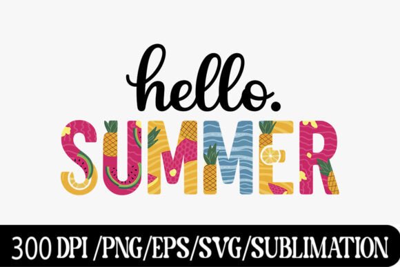 Summer Fun Typography Design: A Fresh Take on Seasonal Vibes