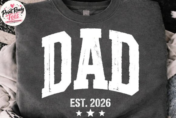 Timeless Appeal: The Vintage Dad EST 2026 PNG for New Dads