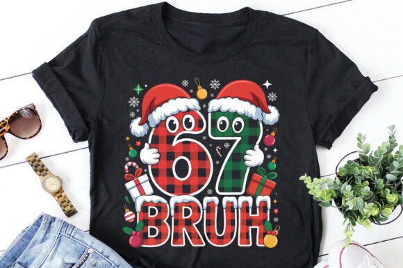 Why the Funny Santa Six Seven 67 Bruh PNG EPS Design is a Print-on-Demand Essential
